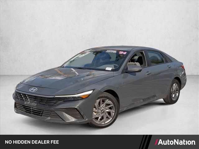 Ecotronic Gray 2024 Hyundai Elantra Sedan Front-Wheel Drive Automatic