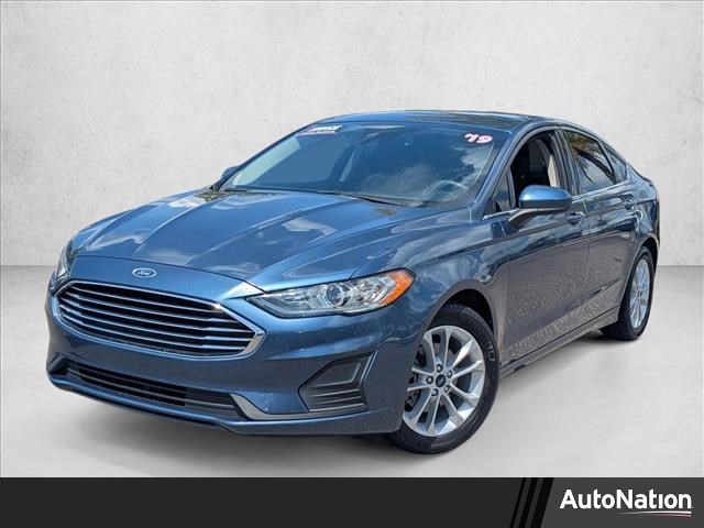 Blue Metallic 2019 Ford Fusion SE Sedan Front-Wheel Drive 6-Speed Automatic