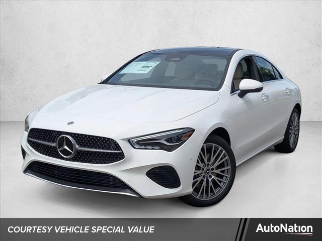 Polar White 2026 Mercedes-Benz CLA 250 4MATIC Coupe All-Wheel Drive Automatic