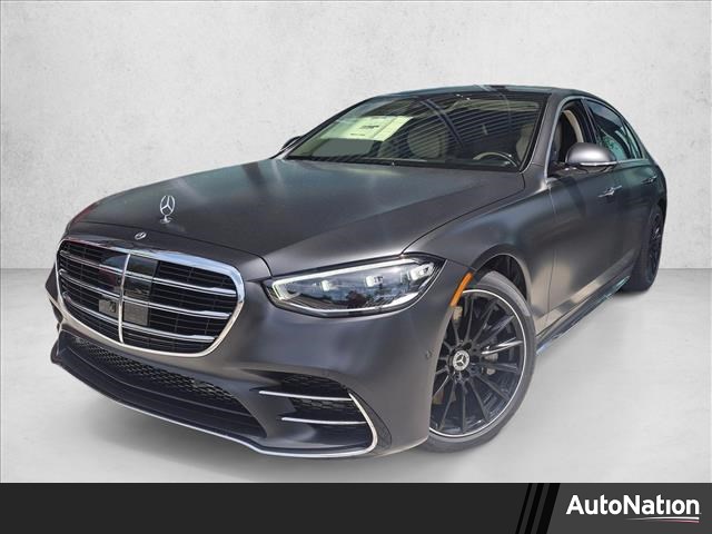 Gray (Manufaktur Graphite Grey Magno) 2026 Mercedes-Benz S-Class S 580 4MATIC Sedan All-Wheel Drive Automatic