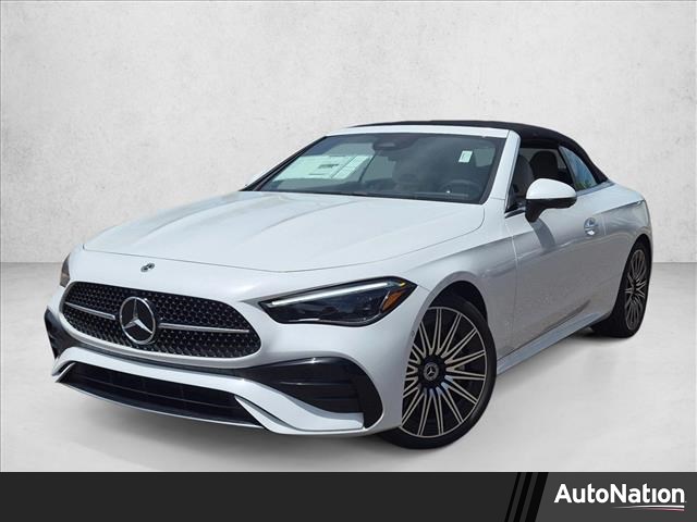 Manufaktur Moonlight White Metallic 2026 Mercedes-Benz CLE 450 4MATIC Convertible All-Wheel Drive Automatic