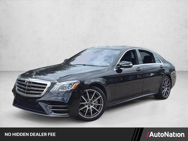 Obsidian Black Metallic 2020 Mercedes-Benz S-Class Sedan Rear-Wheel Drive Automatic