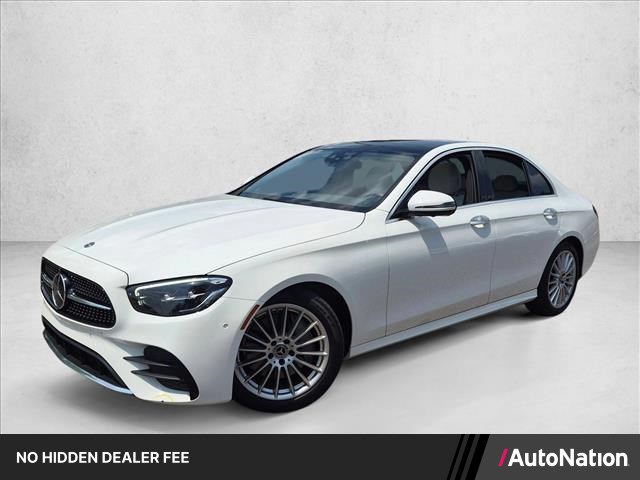 Polar White 2021 Mercedes-Benz E-Class E 350 RWD Sedan Rear-Wheel Drive Automatic