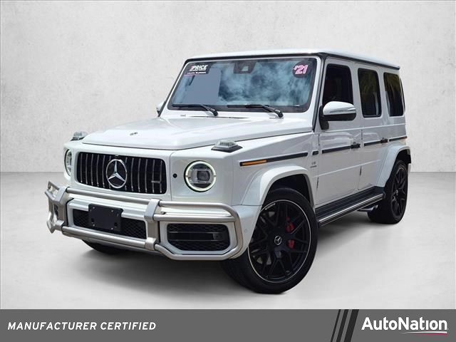Polar White 2021 Mercedes-Benz G-Class AMG G 63 4MATIC SUV / Crossover All-Wheel Drive Automatic