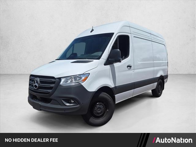 Arctic White 2025 Mercedes-Benz Sprinter Cargo Van Rear-Wheel Drive Automatic
