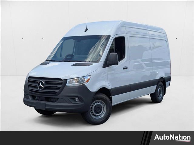 Arctic White 2025 Mercedes-Benz Sprinter Cargo 2500 144 RWD Van Rear-Wheel Drive Automatic
