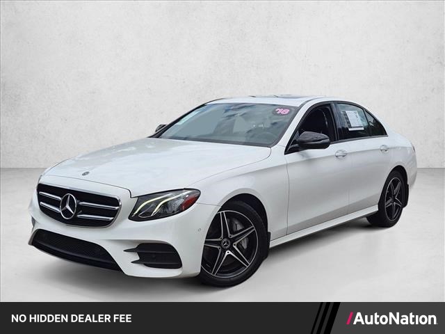 Polar White 2018 Mercedes-Benz E-Class Sedan All-Wheel Drive Automatic
