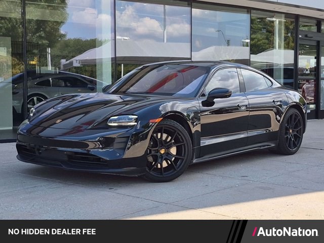 Jet Black Metallic 2023 Porsche Taycan Sedan All-Wheel Drive Automatic