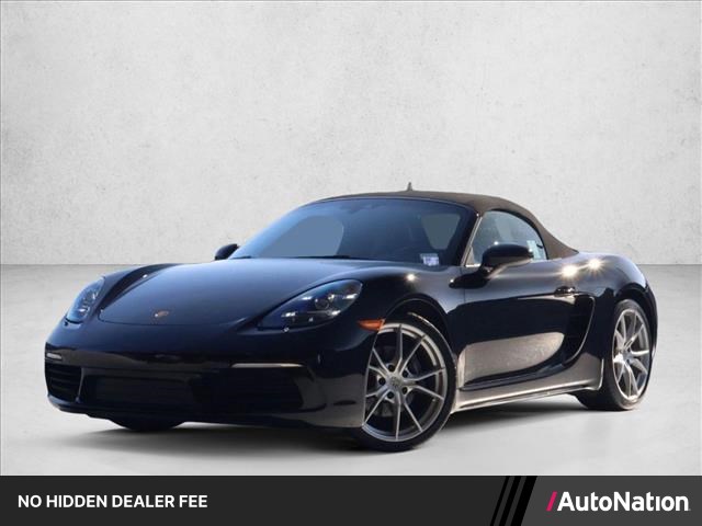 Black 2021 Porsche 718 Boxster Convertible 7-Speed Automatic