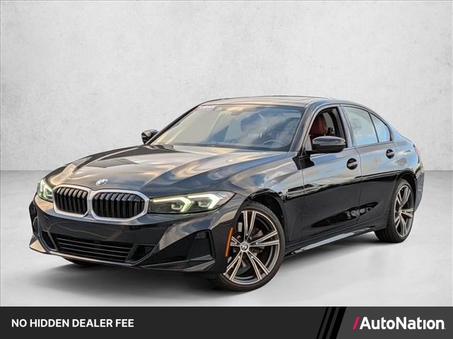 Black Sapphire Metallic 2023 BMW 3 Series 330i RWD Sedan Rear-Wheel Drive Automatic