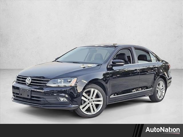 Black 2017 Volkswagen Jetta 1.8T SEL FWD Sedan Front-Wheel Drive 6-Speed Automatic