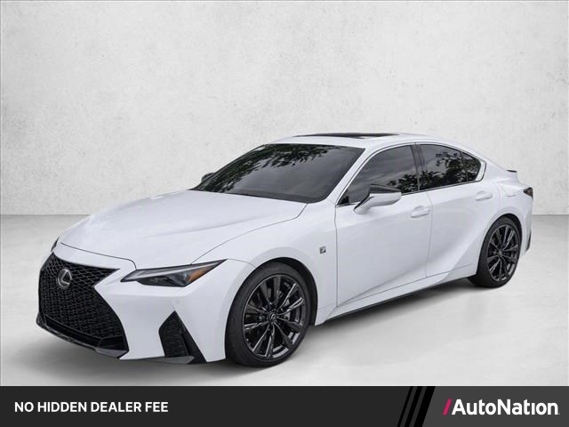 Ultra White 2022 Lexus IS Sedan Rear-Wheel Drive Automatic