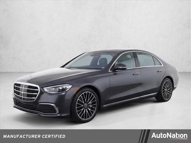 Gray (Graphite Grey) 2023 Mercedes-Benz S-Class S 580 4MATIC AWD Sedan All-Wheel Drive Automatic
