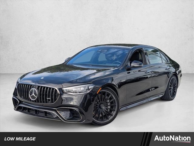 Obsidian Black Metallic 2026 Mercedes-Benz S-Class AMG S 63 E Performance 4MATIC Sedan All-Wheel Drive Automatic