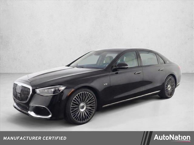 Obsidian Black Metallic 2024 Mercedes-Benz S-Class Maybach S 680 4MATIC Sedan All-Wheel Drive Automatic