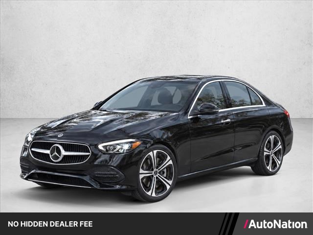 Black 2023 Mercedes-Benz C-Class Sedan Rear-Wheel Drive Automatic