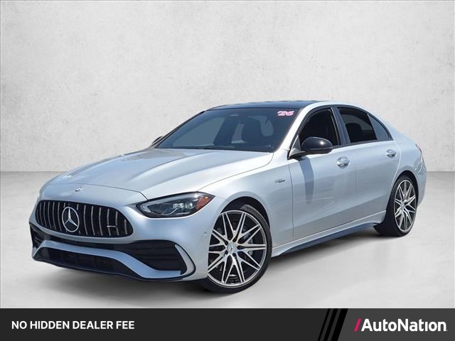 Cirrus Silver Metallic 2026 Mercedes-Benz C-Class Sedan All-Wheel Drive Automatic