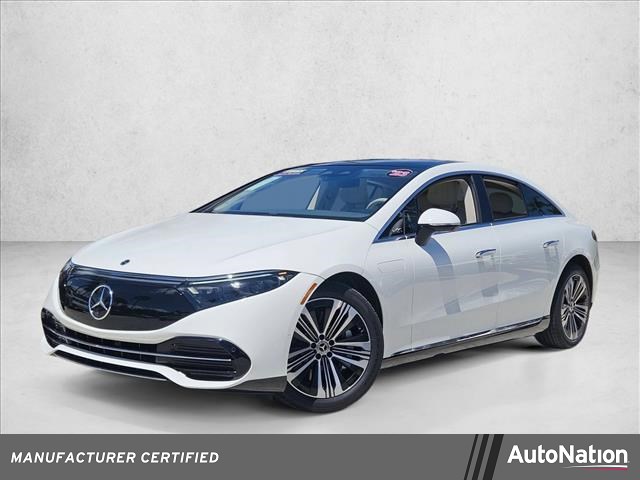 Polar White 2023 Mercedes-Benz EQS 450+ RWD Sedan Rear-Wheel Drive Automatic