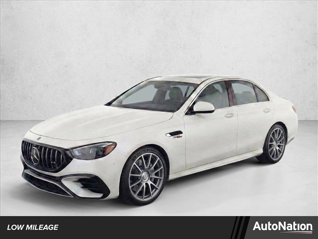 Manufaktur Moonlight White Magno 2026 Mercedes-Benz E-Class AMG E 53 Hybrid 4MATIC+ Sedan All-Wheel Drive Automatic