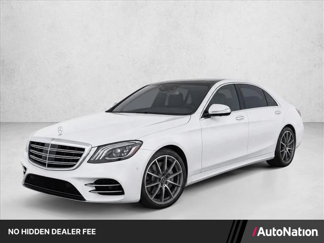 Designo Diamond White 2020 Mercedes-Benz S-Class Sedan Rear-Wheel Drive Automatic