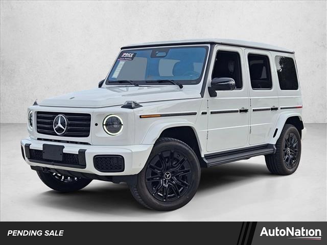 Manufaktur Moonlight White Metallic 2025 Mercedes-Benz G-Class G 580 4MATIC with EQ Technology SUV / Crossover All-Wheel Drive Automatic