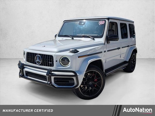Manufaktur Moonlight White Metallic 2022 Mercedes-Benz G-Class AMG G 63 4MATIC SUV / Crossover All-Wheel Drive Automatic