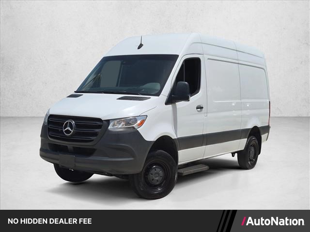 Arctic White 2022 Mercedes-Benz Sprinter Cargo Van Four-Wheel Drive Automatic