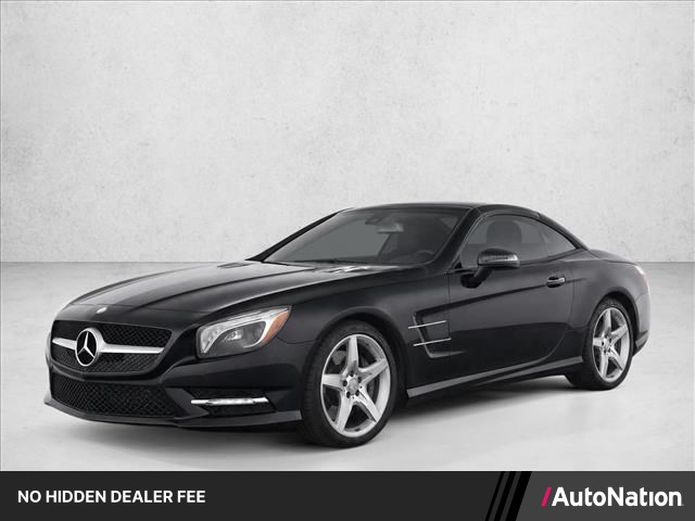 Black 2014 Mercedes-Benz SL-Class Convertible Rear-Wheel Drive Automatic