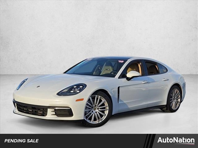 Carrara White Metallic 2018 Porsche Panamera 4 AWD Sedan All-Wheel Drive Automatic