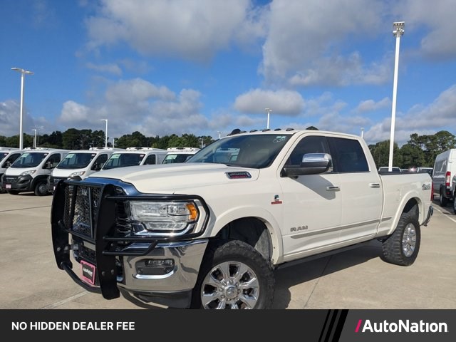Pearl White 2019 RAM 2500 Pickup Truck Four-Wheel Drive 6-Speed Automatic