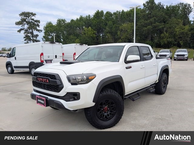 Super White 2017 Toyota Tacoma TRD Pro V6 Double Cab 4WD Pickup Truck Four-Wheel Drive Automatic