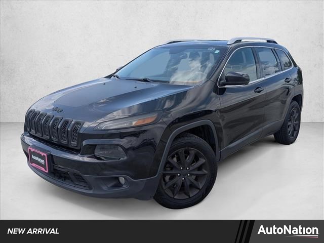 Brilliant Black Crystal Pearlcoat 2015 Jeep Cherokee Limited 4WD SUV / Crossover Four-Wheel Drive 9-Speed Automatic