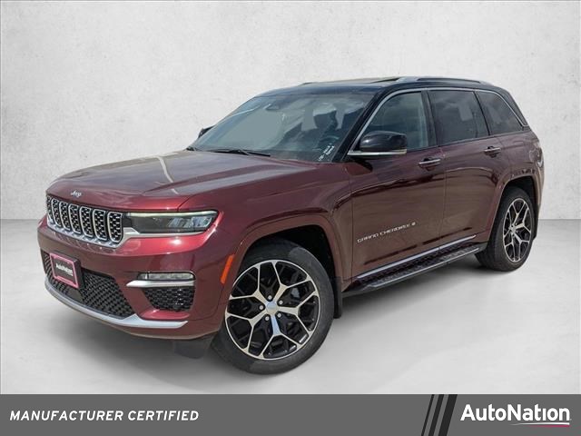 Velvet Red Pearlcoat 2022 Jeep Grand Cherokee Summit Reserve 4WD SUV / Crossover Four-Wheel Drive 8-Speed Automatic