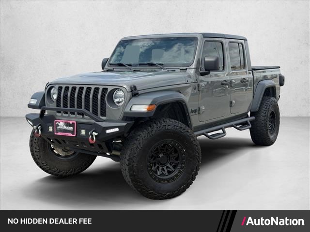 Billet Silver Metallic Clearcoat 2020 Jeep Gladiator Pickup Truck Four-Wheel Drive 8-Speed Automatic
