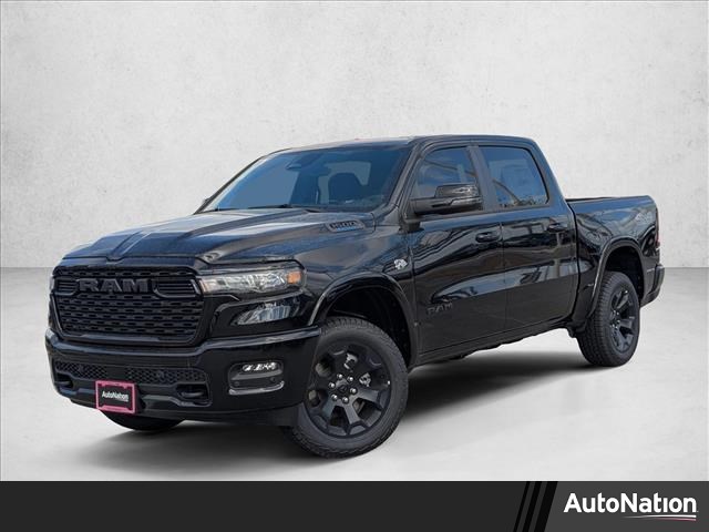 Diamond Black Crystal Pearlcoat 2026 RAM 1500 Lone Star Crew Cab 4WD Pickup Truck Four-Wheel Drive 8-Speed Automatic