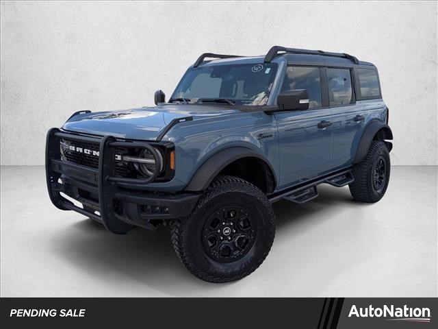 Blue (Azure Gray Metallic Tri-Coat) 2024 Ford Bronco Wildtrak 4-Door 4WD SUV / Crossover Four-Wheel Drive Automatic