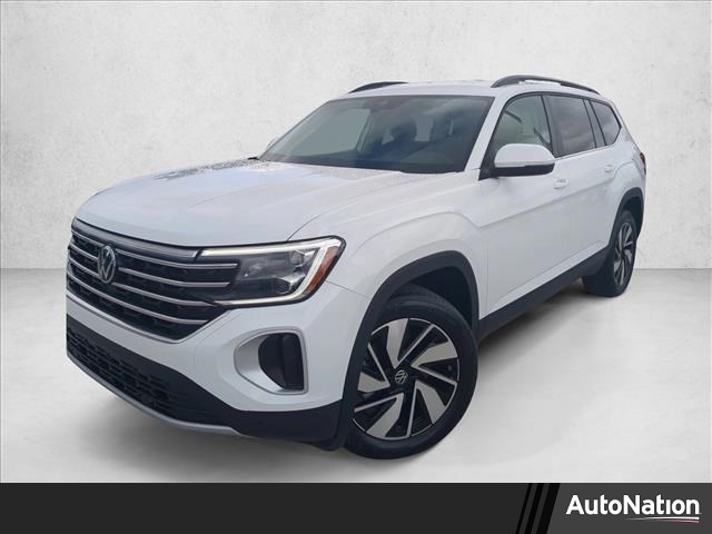 White 2025 Volkswagen Atlas SE FWD with Technology SUV / Crossover Front-Wheel Drive 8-Speed Automatic