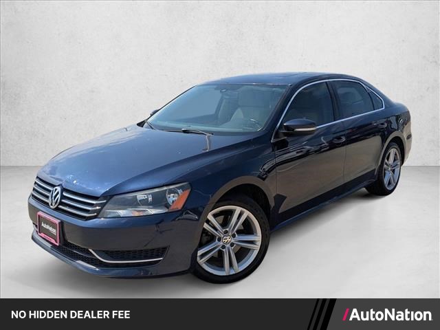 Night Blue Metallic 2014 Volkswagen Passat Sedan Front-Wheel Drive Automatic