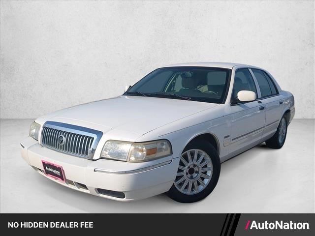 Vibrant White 2010 Mercury Grand Marquis Sedan Rear-Wheel Drive Automatic