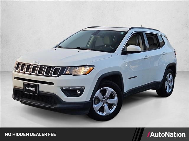 White Clearcoat 2020 Jeep Compass SUV / Crossover Front-Wheel Drive 6-Speed Automatic