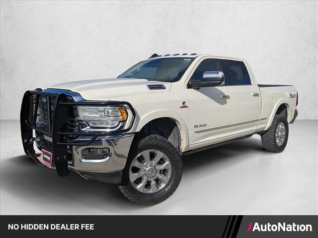 Pearl White 2019 RAM 2500 Pickup Truck Four-Wheel Drive 6-Speed Automatic