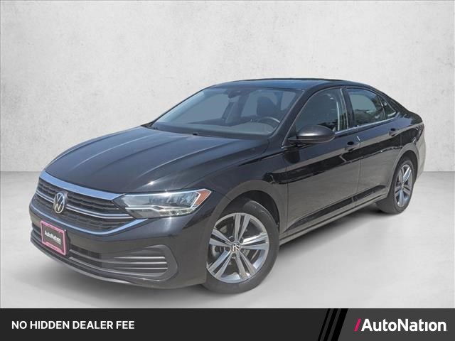 Black 2024 Volkswagen Jetta SE FWD Sedan Front-Wheel Drive 8-Speed Automatic