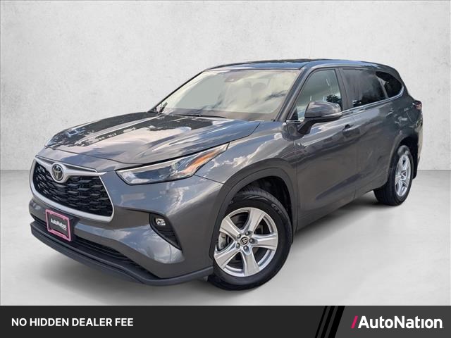 Magnetic Gray Metallic 2025 Toyota Highlander LE AWD SUV / Crossover All-Wheel Drive Automatic