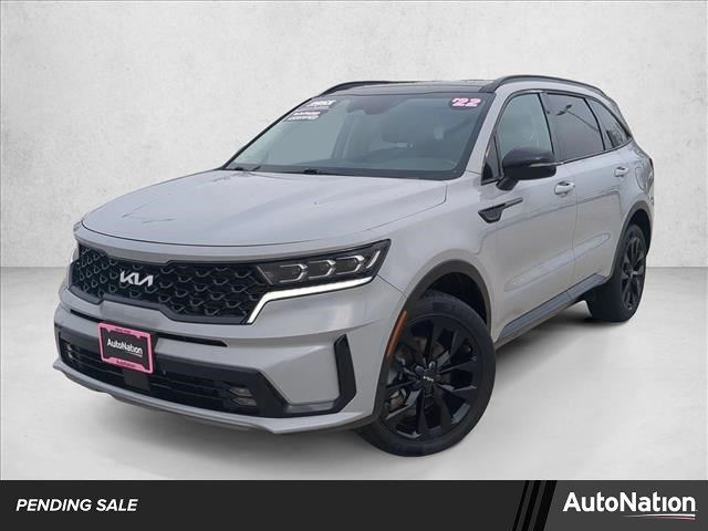 Wolf Gray 2022 Kia Sorento SX AWD SUV / Crossover All-Wheel Drive Automatic