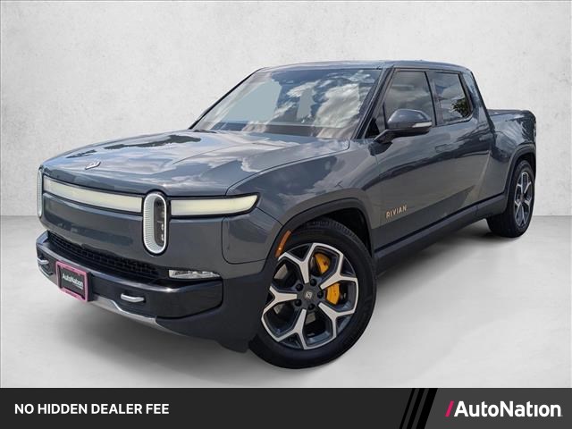 Rivian Blue 2022 Rivian R1T Adventure Crew Cab AWD Pickup Truck All-Wheel Drive Automatic