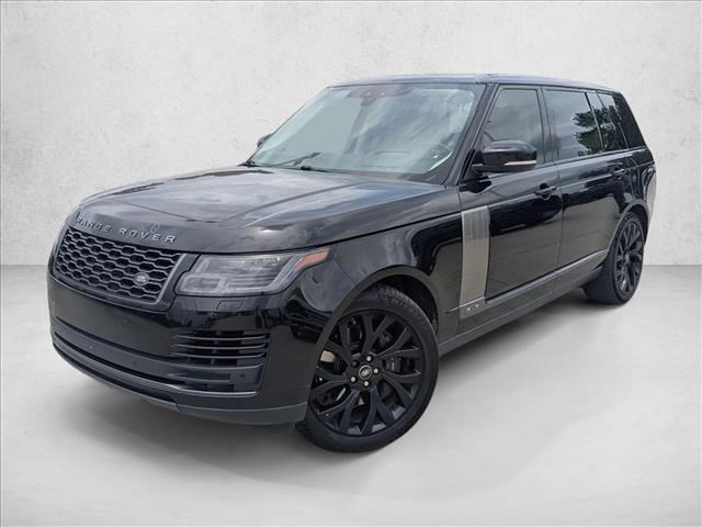 Santorini Black Metallic 2019 Land Rover Range Rover V8 Supercharged LWB 4WD SUV / Crossover All-Wheel Drive 8-Speed Automatic