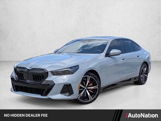 Gray (Brooklyn Grey Metallic) 2026 BMW 5 Series Sedan Rear-Wheel Drive Automatic