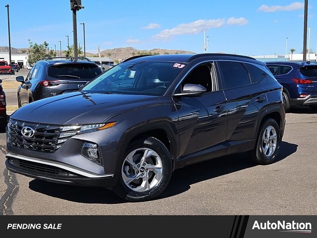 Portofino Gray 2023 Hyundai Tucson SEL FWD SUV / Crossover Front-Wheel Drive Automatic