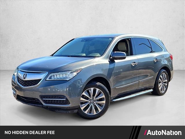 Gray (Graphite Luster Me) 2016 Acura MDX SUV / Crossover Front-Wheel Drive Automatic