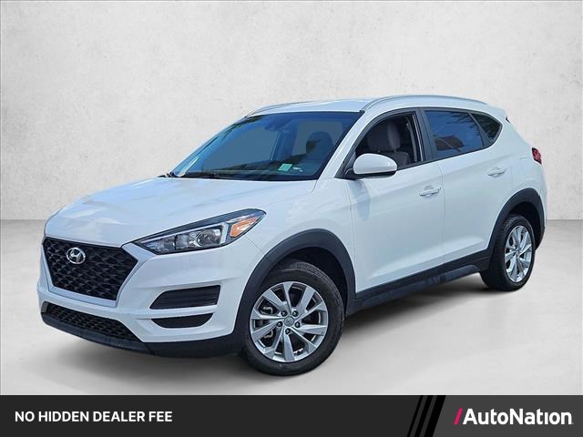 Winter White 2020 Hyundai Tucson SUV / Crossover Front-Wheel Drive Automatic